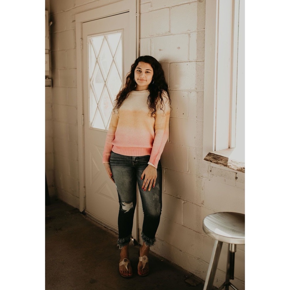 Always Easy Going Tie Dye Sweater